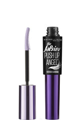 Rímel Maybelline Falsies Push Up Angel con efecto levantamiento para pestañas definidas.