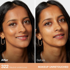 Acabado mate de Maybelline Fit Me que reduce brillos durante el día.