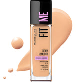 Maybelline Fit Me, acabado hidratante y luminoso en botella, ideal para piel seca