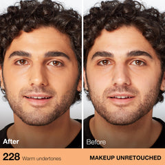 Maybelline Fit Me applying foundation for a luminous, even complexion.