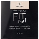 Maybelline Fit Me Loose Powder Fair jar for natural finish and shine control.