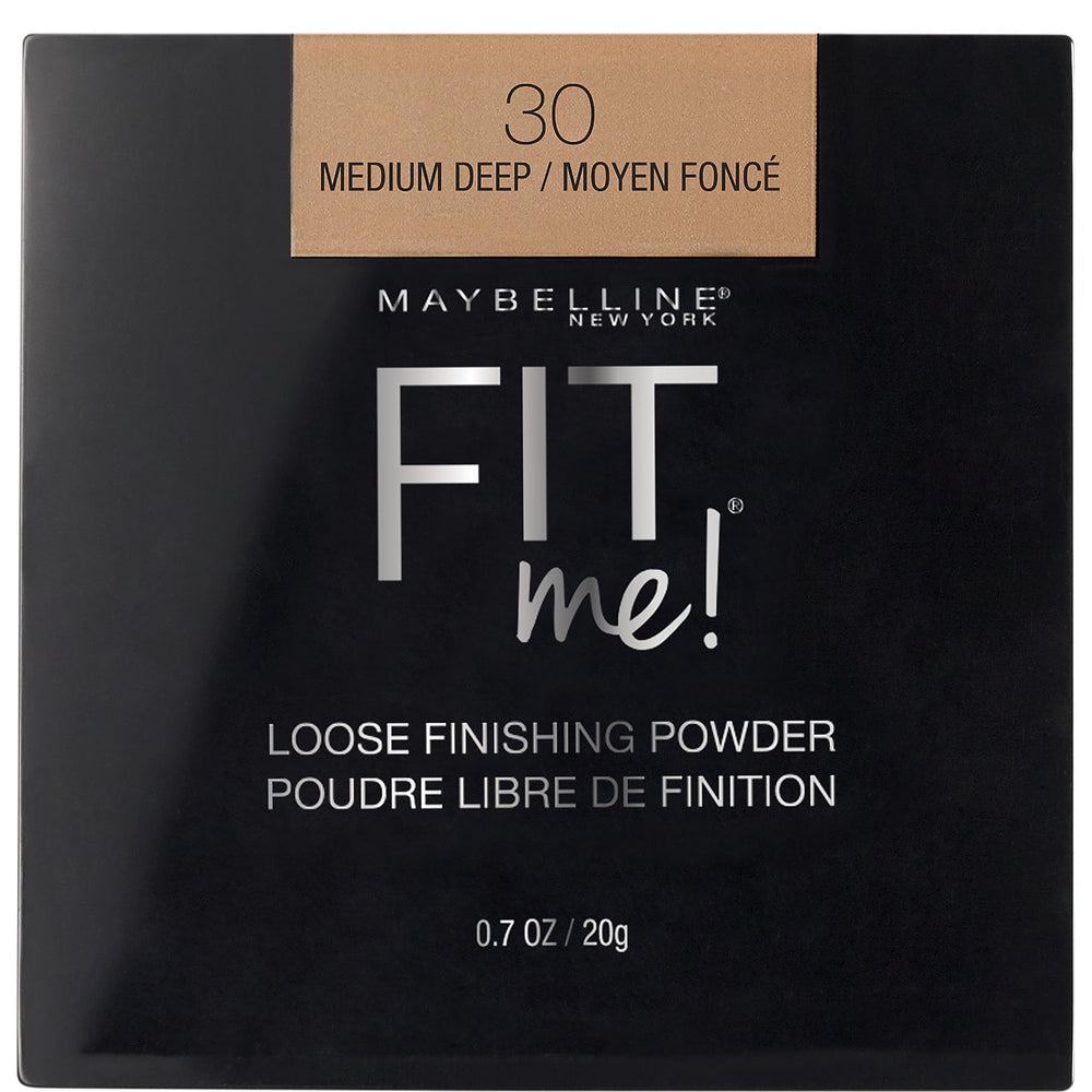 Maybelline Fit Me Loose Powder packaging shown for easy, on-the-go touch-ups