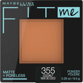 Maybelline Fit Me: empaque compacto para retoques prácticos durante el día.