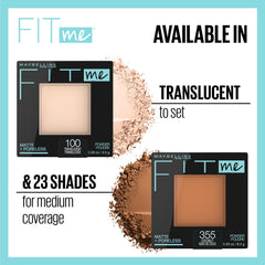 Maybelline Fit Me: textura fina para aplicación suave y uniforme.