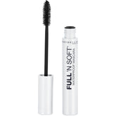 Maybelline Full 'N Soft Waterproof Mascara, cepillo detalle para aplicación suave en pestañas