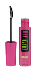 MAYBELLINE Great Lash con brocha curva para volumen y definición de pestañas