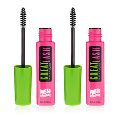 Maybelline Great Lash rímel resistente al agua, con brocha que aporta volumen.