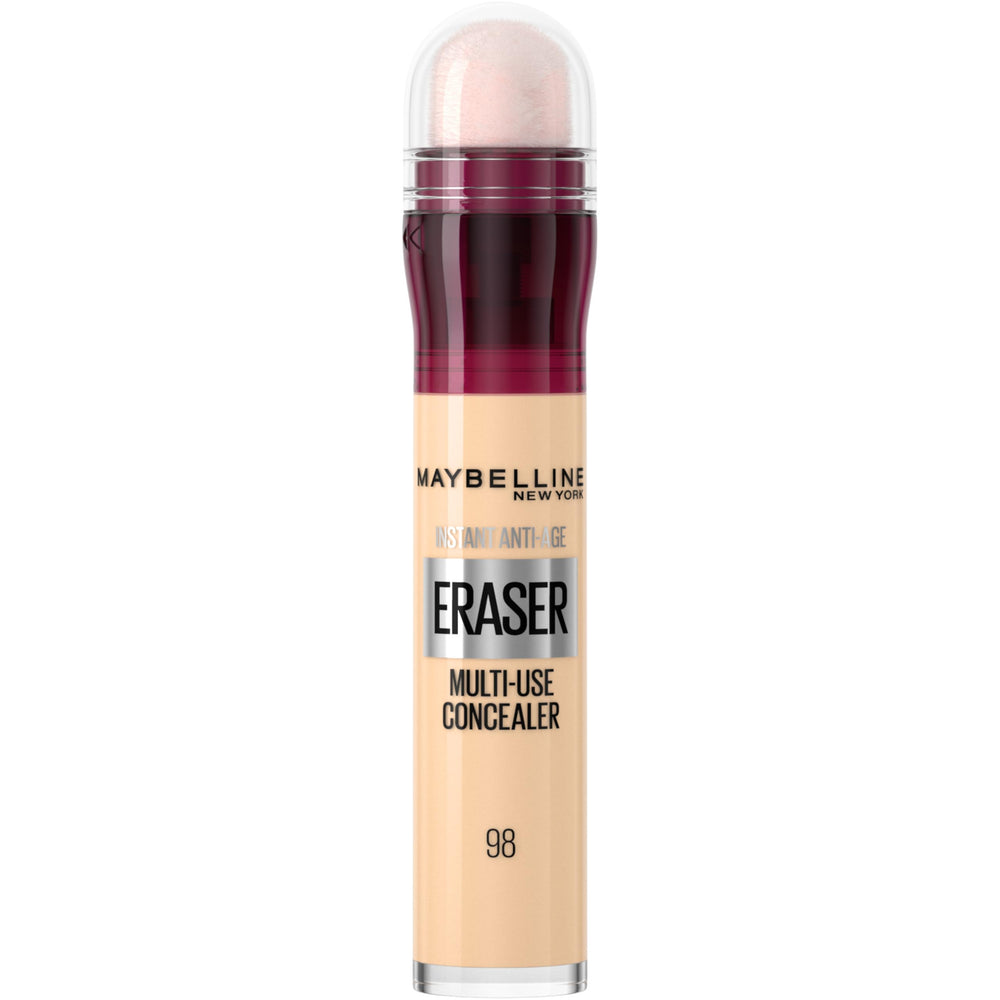 Maybelline Instant Age Rewind Eraser con aplicador esponja para cobertura rápida e imperfecciones