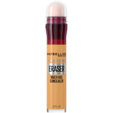 Maybelline Instant Age Rewind Eraser concealer bottle with applicator for quick under-eye coverage.