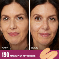 Maybelline Instant Age Rewind Eraser, acabado difuminado con aplicador-esponja.