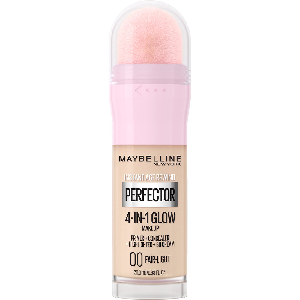 Maybelline Instant Perfector Glow bottle showing multitasker concept for radiant base