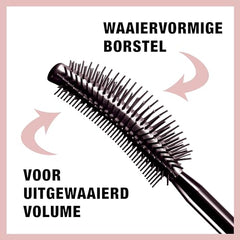 Rímel Maybelline Lash Sensational en acción, efecto abanico completo.