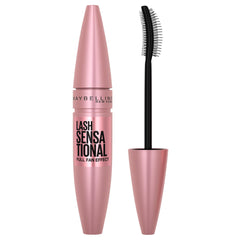 Maybelline Lash Sensational con cepillo abanico para volumen y alargamiento sin grumos.