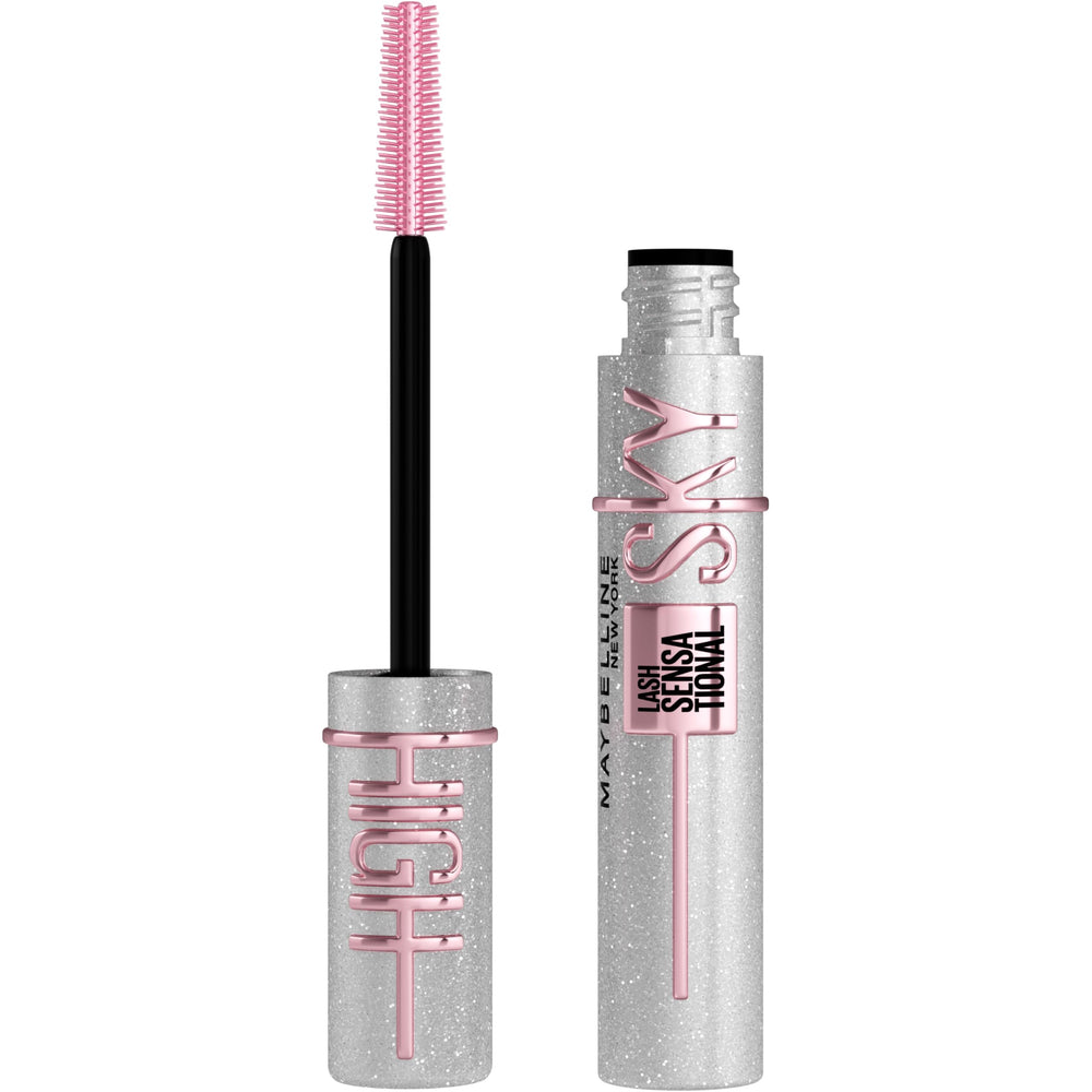 Maybelline Lash Sensational Sky High Space Diamond, aplicación para pestañas con brillo diamante.