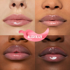 Aplicador XL de MAYBELLINE Lifter Gloss Plump para labios definidos en un gesto