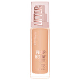 Maybelline Lifter Plump & Glow: envase y etiqueta, presentación lista para uso diario