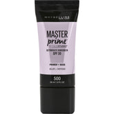 Maybelline Master Prime difuminacion inicial para un acabado suave y duradero.