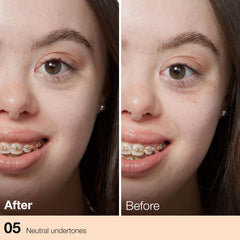 Amplia gama de tonos Maybelline Fit Me para diferentes pieles.
