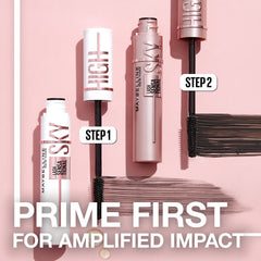 MAYBELLINE primer-pestañas-tinte-cuidado: pestañas tintadas con cuidado y aspecto natural.