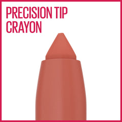 Maybelline punta afilada integrada facilita una aplicación precisa.