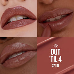 MAYBELLINE Serum Lipstick bala precisa para definición exacta.