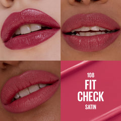 Maybelline Serum Lipstick hyaluronic acid infusion for smoother, comfortable lips.