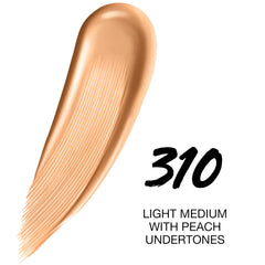 Maybelline Skin Tint tono 310 para piel medio clara con tono uniforme.