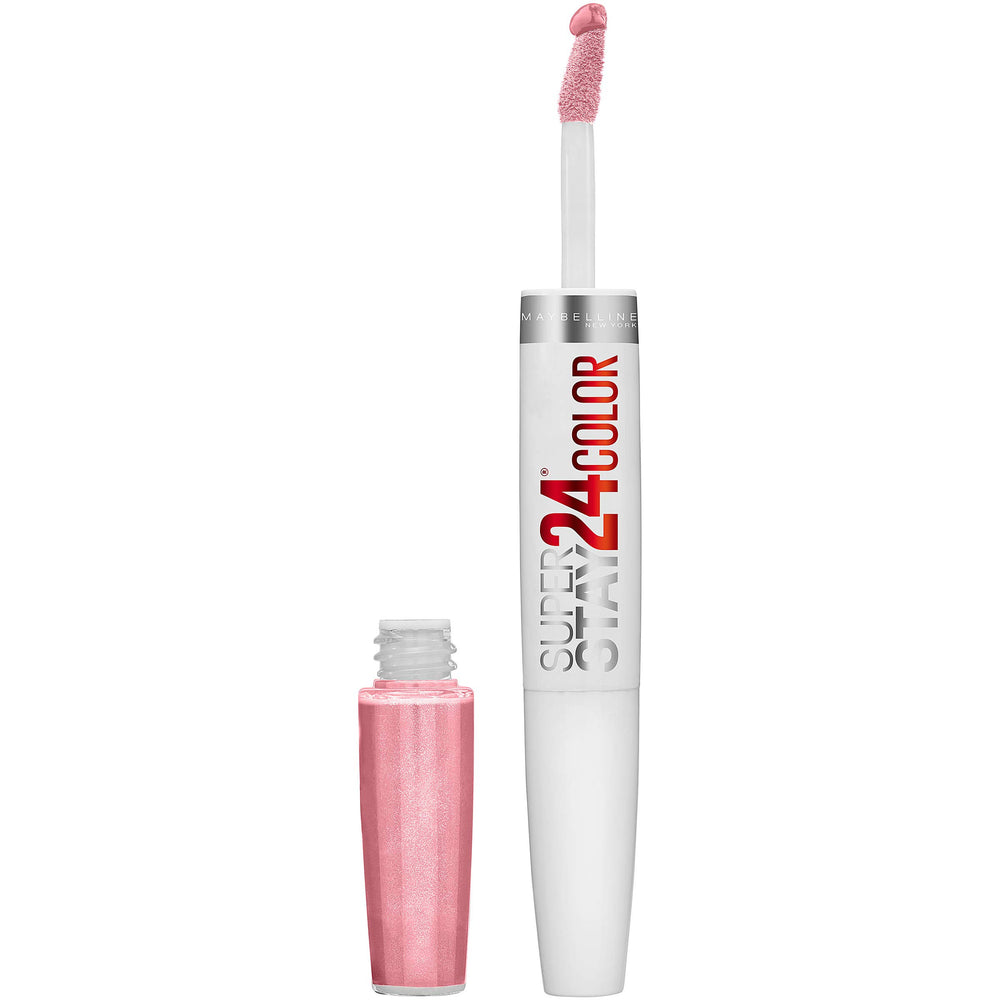 Maybelline Super Stay 24, embalaje en tubo para llevar todo el día, práctico.