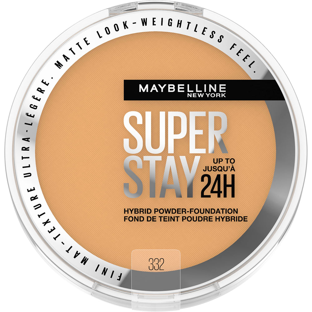 Maybelline Super Stay hibrido polvo-fundación, textura suave para cobertura duradera