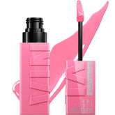 MAYBELLINE Super Stay Vinyl Ink barra-labios: color intenso y brillo duradero.