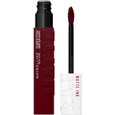 Maybelline Super Stay Matte Ink Composer lip color with rich, long-lasting matte payoff.