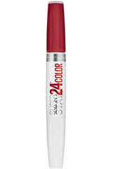 MAYBELLINE Super Stay 24 labial líquido rojo intenso, color duradero para todo el día