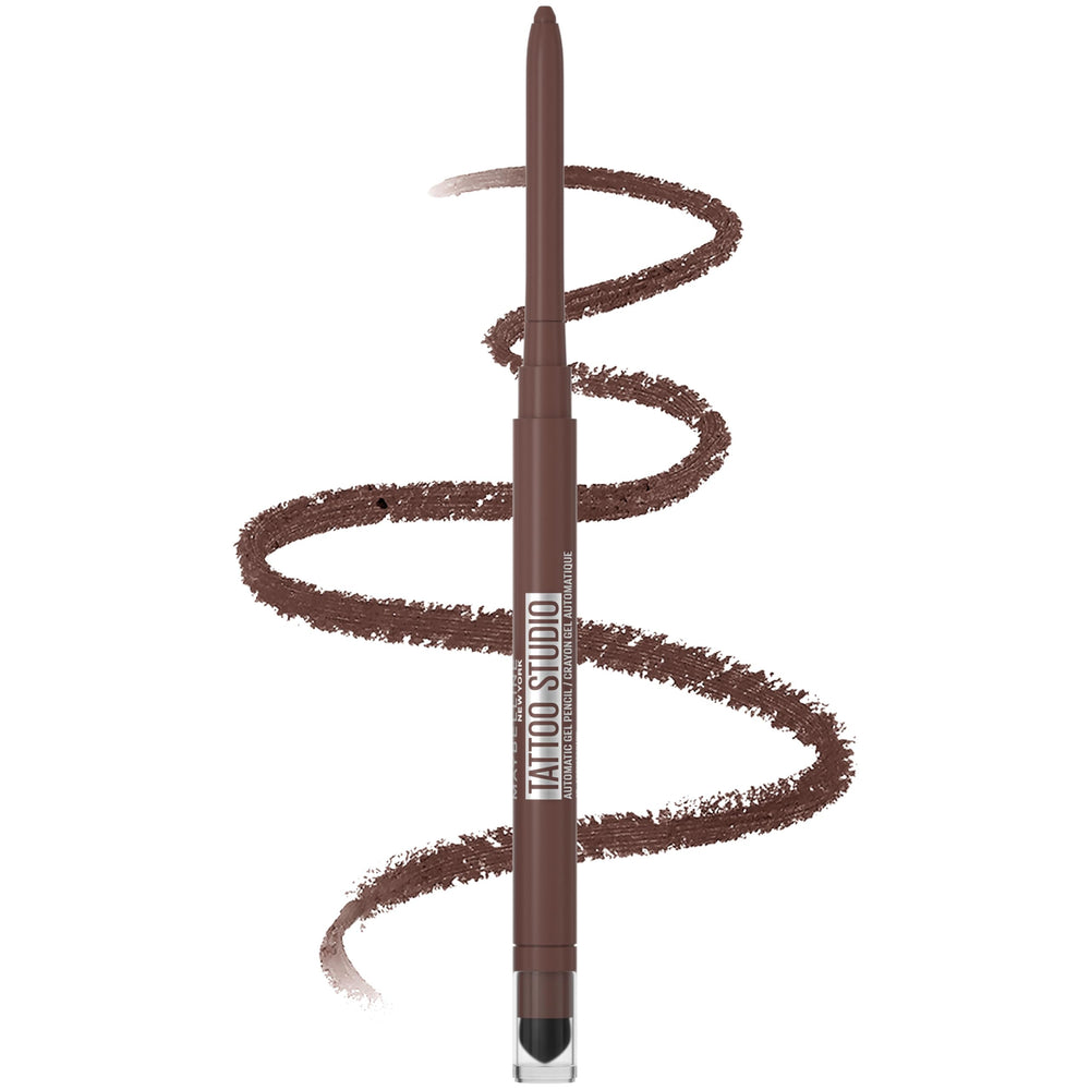 Maybelline Tattoo Studio Pitch Black eyeliner for smudge-resistant definition