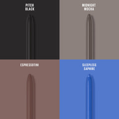 Smudge-resistant formula demonstrated along the lash line.