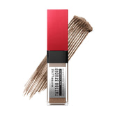 Maybelline Tattoo Studio Brow Styling Gel tube shows long-wear color for all-day brows
