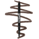 Maybelline TattooStudio deep brown swatch showing rich pigment for defined brows.
