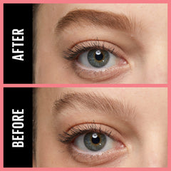 Maybelline Total Temptation brow pencil with spoolie blends brows for a soft, natural finish.