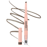 Maybelline Total Temptation Eyebrow Definer Pencil teardrop tip shapes precise fill for natural brows.