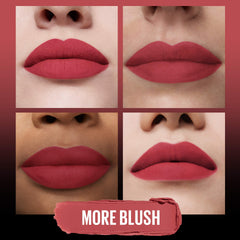 Maybelline Ultimatte blurring formula smooths lip lines without drying