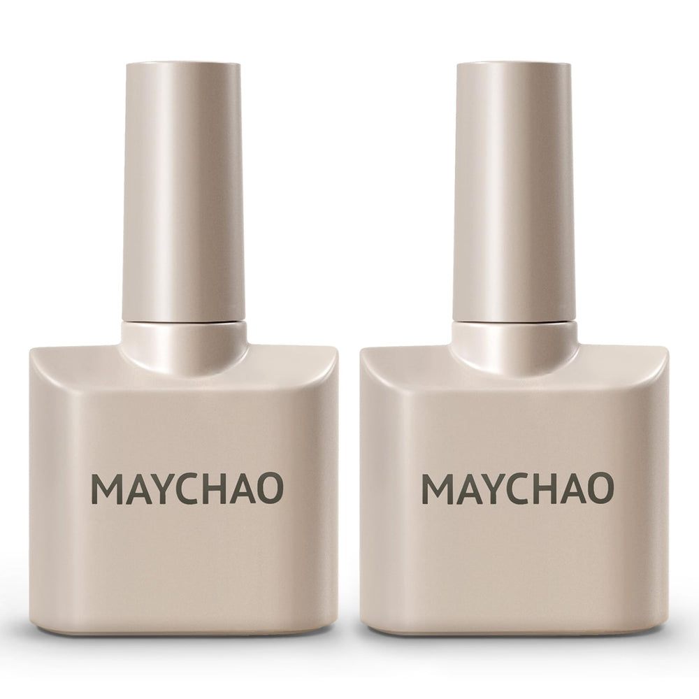 MAYCHAO base gel 15ml para uñas, acabado liso y duradero.
