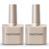 MAYCHAO base gel 15ml para uñas, acabado liso y duradero.