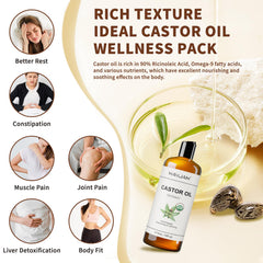 MAYJAM castor oil used on eyelashes and eyebrows for fuller look