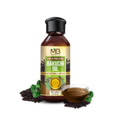 MB Herbals Bakuchi Oil: vertido desde la botella de vidrio para uso externo suave