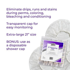 Transparent design lets you monitor processing without removing the cap.