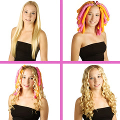 Pink and orange color options for playful styling