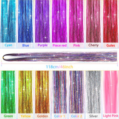 Mckanti 2800-strands tinsel pack for full, glittery shimmer.