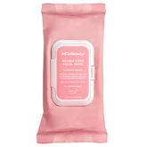 MCoBeauty double-sided facial wipes pack ready for quick cleansing and exfoliation.