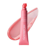 MCoBeauty Peptide Lip Treatment Fairy Floss bottle showing hydrating gloss and glassy shine.