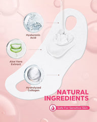 MCOMCE FairyFace hidrogel con colágeno, aloe y algas para hidratación suave.