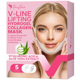 MCOMCE FairyFace mascarilla V-Línea, caja de 5 unidades para definir la mandíbula.